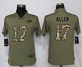 Women Nike Bills 17 Josh Allen Olive Camo Salute To Service Limited Jersey,baseball caps,new era cap wholesale,wholesale hats